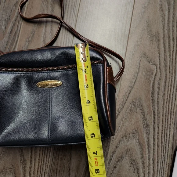 Vintage 90s Liz Claiborne Faux Leather Purse Bag Mini 1990s Preppy Academia Y2K - Picture 12 of 14